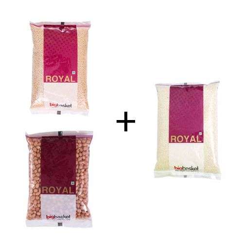 1200068 2 bb combo bb royal idli rice 5 kg gota urad 1kg raw peanut 500g