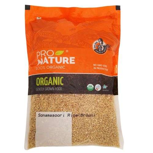 40009039 5 pro nature organic brown sonamasoori rice