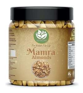 Go Vegan Original Mamra Giri Almonds 250gm Pure Badam Giri