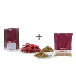 1200455 2 bb combo bb royal red chillilal mirch 50gm corianderdhania seeds 500gm