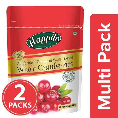 1205676 3 happilo cranberries whole dried sweet premium californian