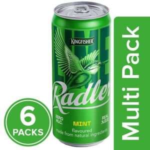 1211764 4 kingfisher radler non alcoholic malt drink mint lime