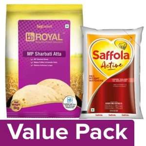 1212121 1 bb combo bb royal mp sharbati atta 5kg saffola active pro weight watchers edible oil2x1l