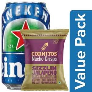 1212792 1 cornitos nacho crisps sizzlin jalapeno 150 g heineken00 non alcoholic beer 330 ml