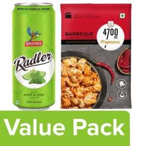 1212979 1 bb combo 4700bc instant popcorn bbq 60 g radler mint lime 300 ml can