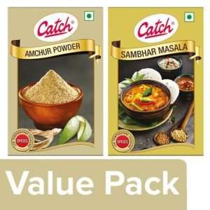 1213018 2 catch amchur powder 100g sambhar masala 100 g