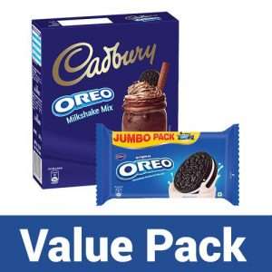 1213940 4 cadbury oreo milkshake mix 200 oreo vanilla jumbo pack 500 g