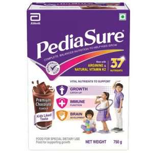 20005377 10 pediasure nutritional powder complete balanced premium chocolate