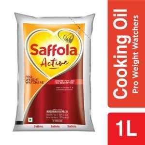 223298 8 saffola active refined cooking oil blended rice bran soyabean oil pro weight watchers