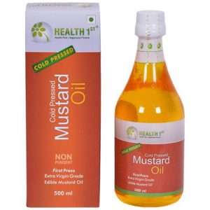 40045327 5 health 1st mustard oil cold pressed