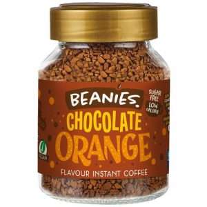 40122078 5 beanies instant coffee pure granulated freeze dried chocolate orange flavour