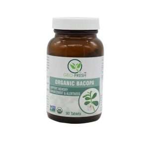 40128856 5 geo fresh tablet organic bacopa 750 mg usda certified