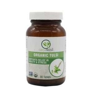 40128857 5 geo fresh tablet organic tulsi 750 mg usda certified