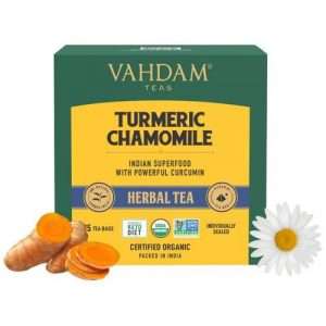 40203630 2 vahdam organic turmeric chamomile tea bags calming tea