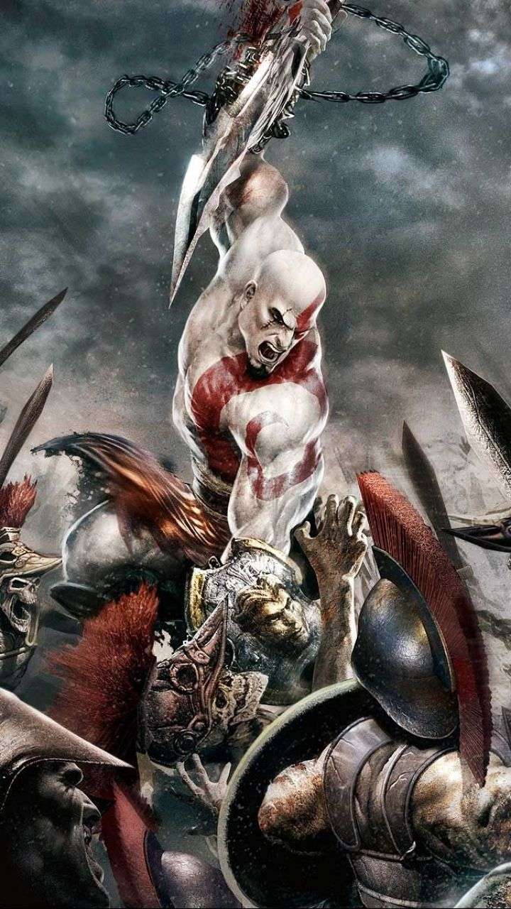 iphone 14 god of war wallpaper 6