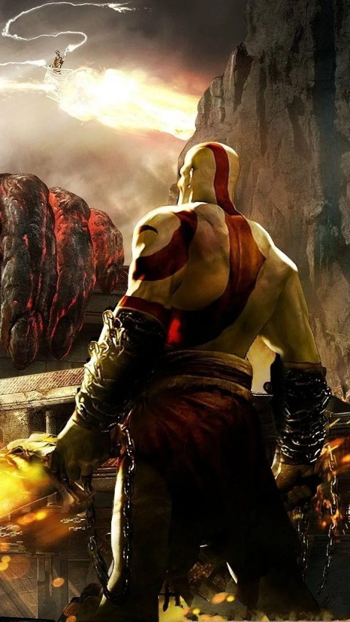 iphone 14 god of war wallpaper 7