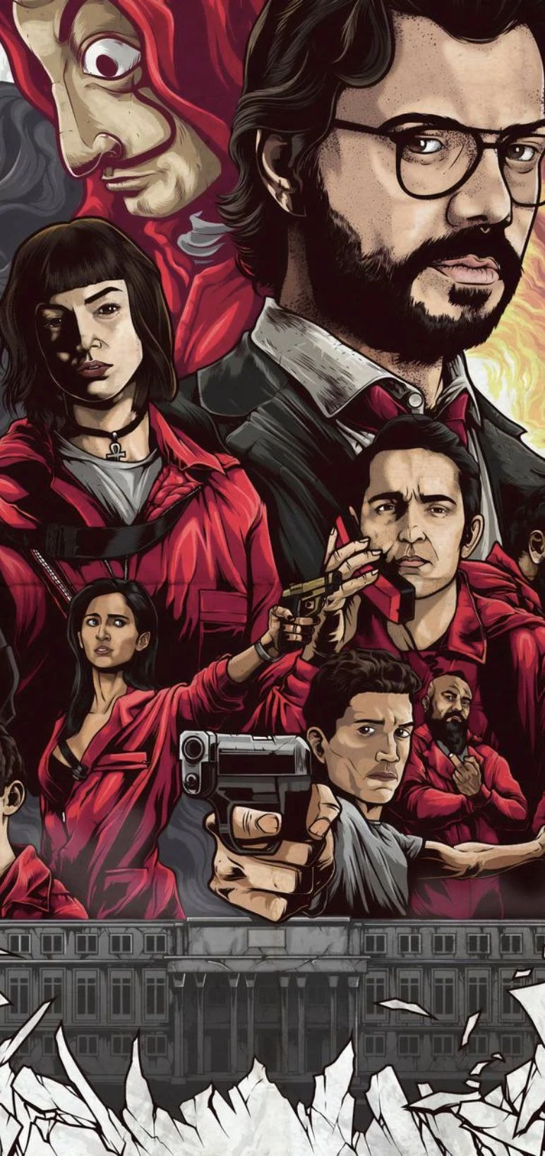 iphone 14 money heist wallpaper 5