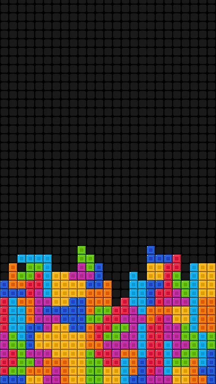 iphone 14 tetris wallpaper 5